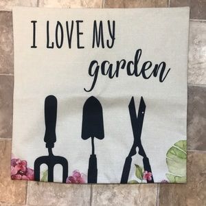 3/$20 - 18x18 Love My Garden Pillow Cover